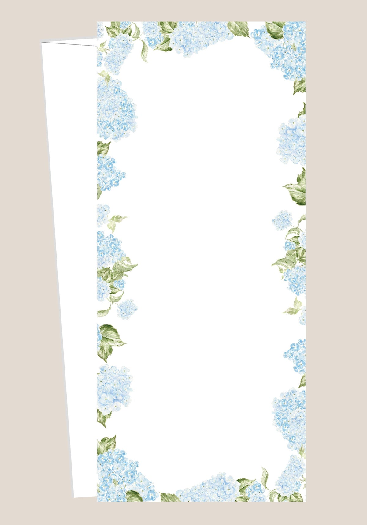 Hydrangea Tall Stationery