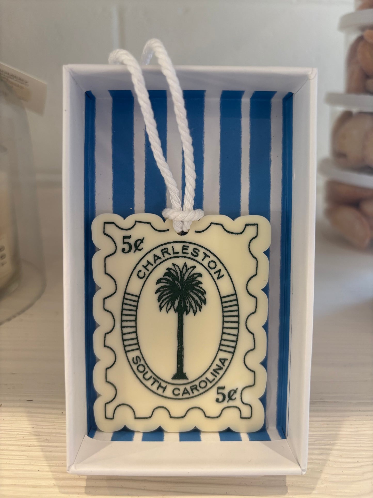 Charleston or Sullivan's Postage Stamp Ornament