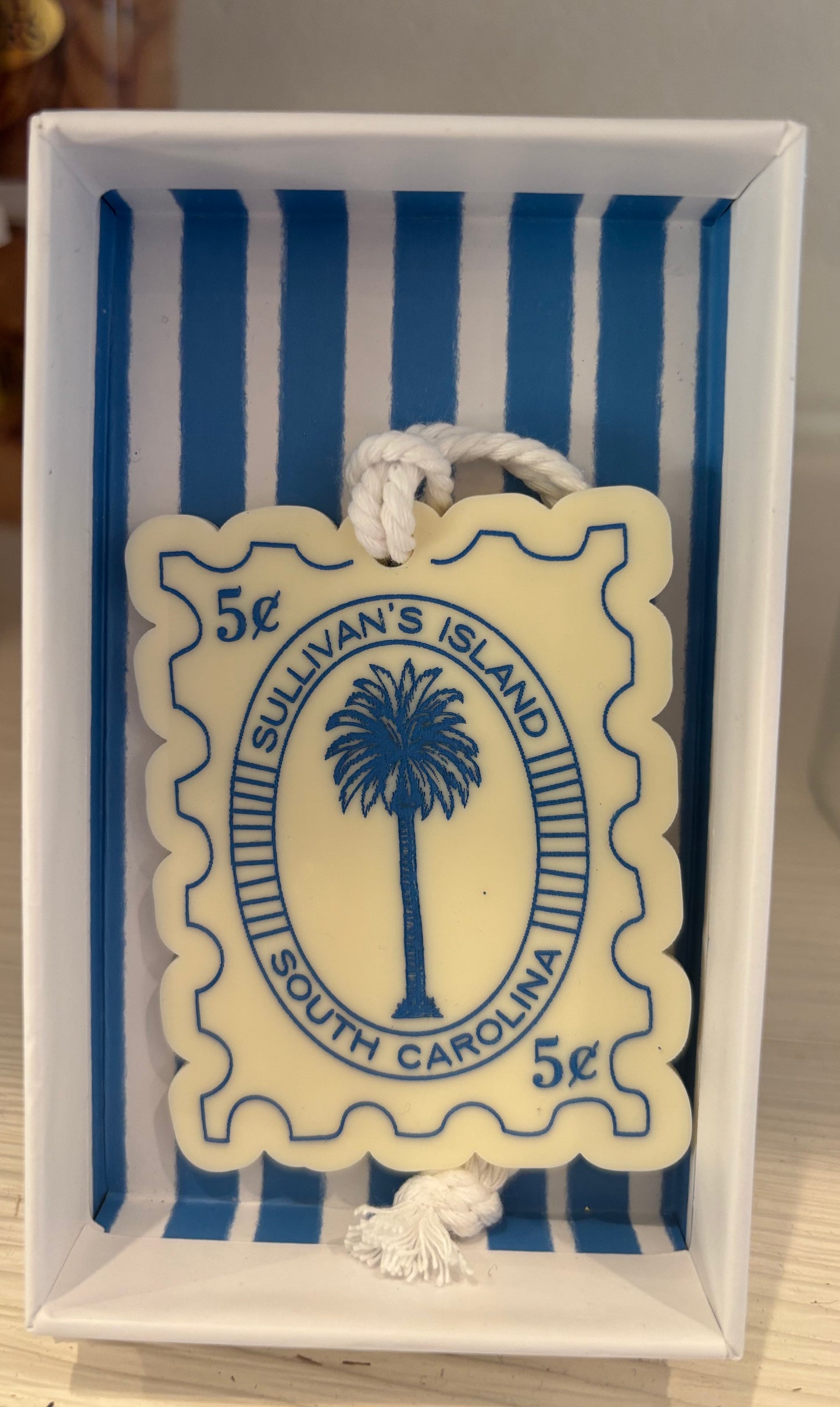 Charleston or Sullivan's Postage Stamp Ornament