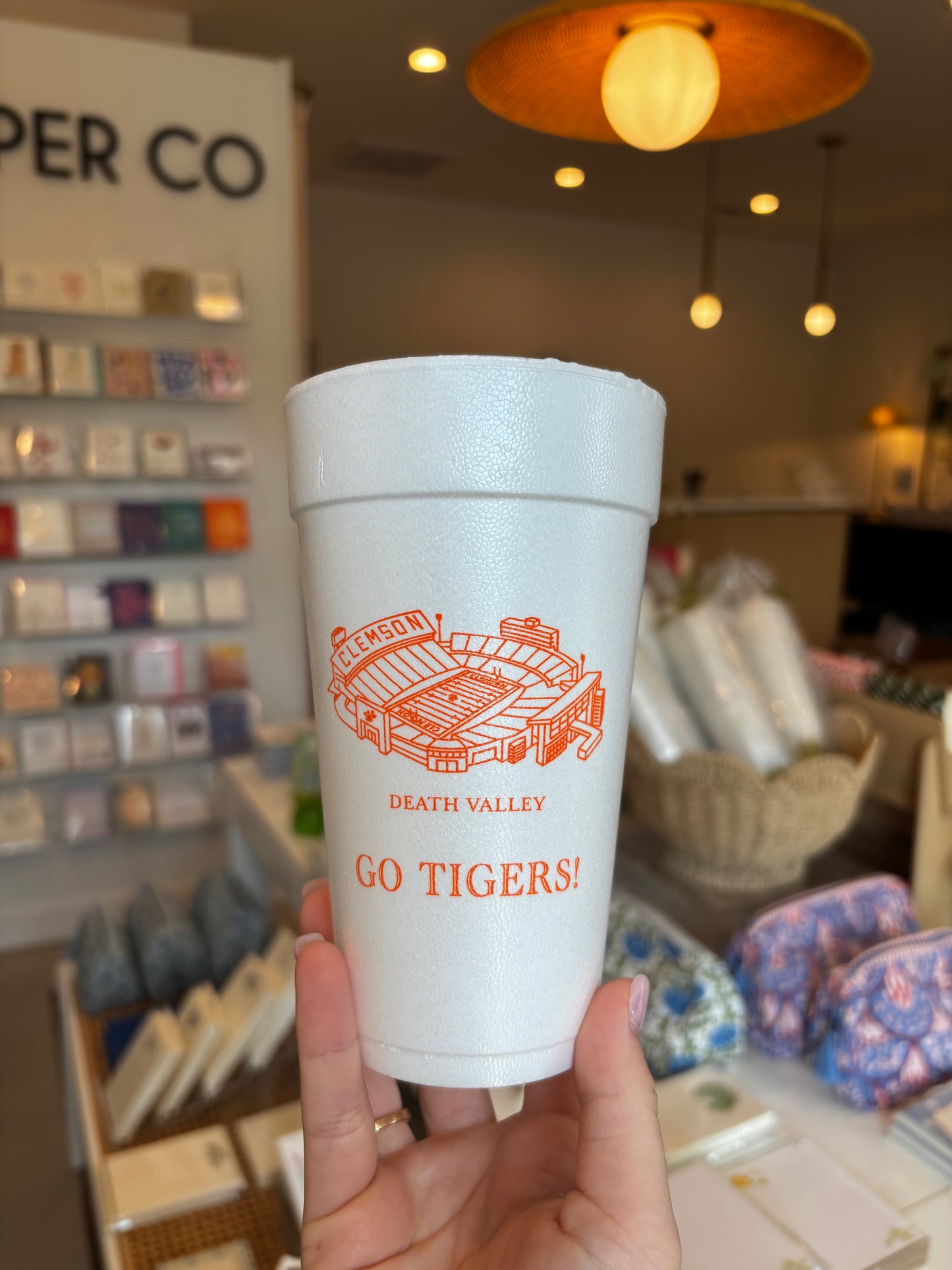 Clemson Football Cups