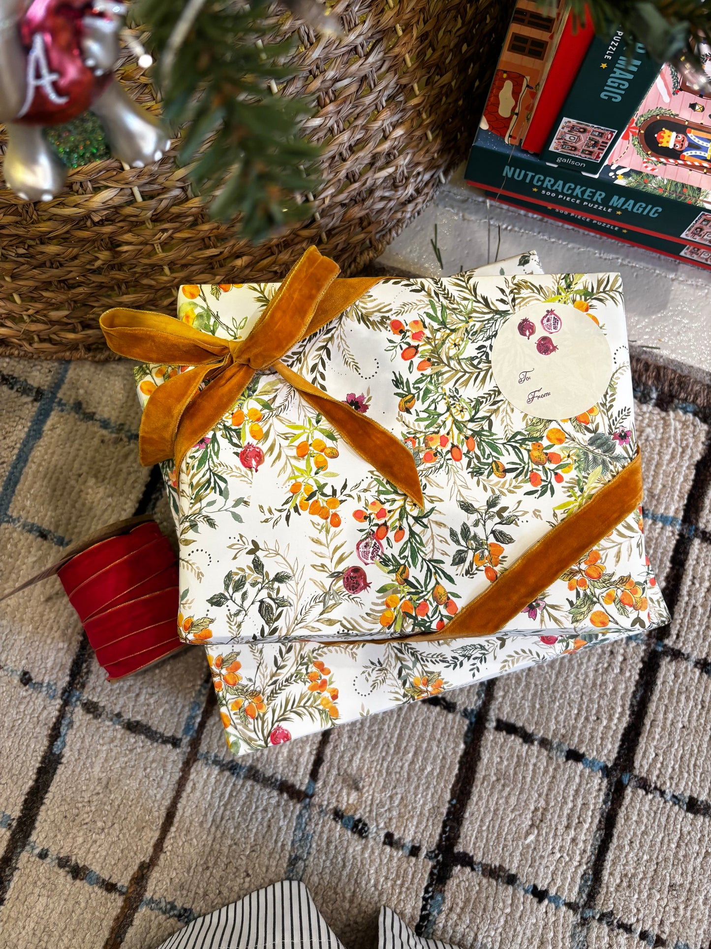 Citrus Noel Gift Label Sheet