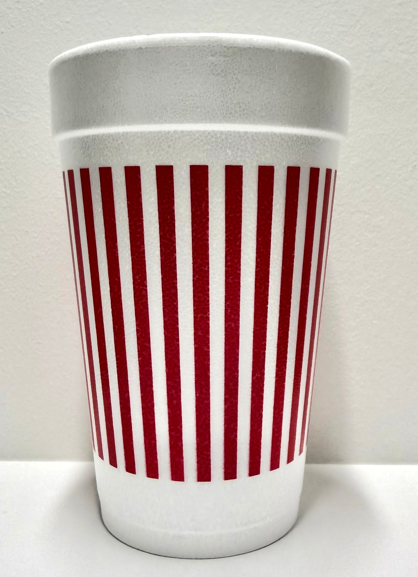 Red and White Stripes Cups