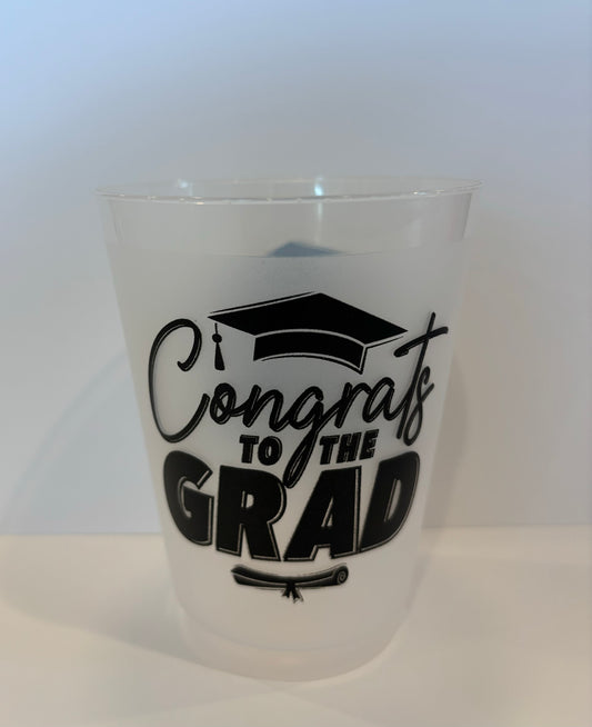 Grad Cap and Diploma Frost Flex Cup