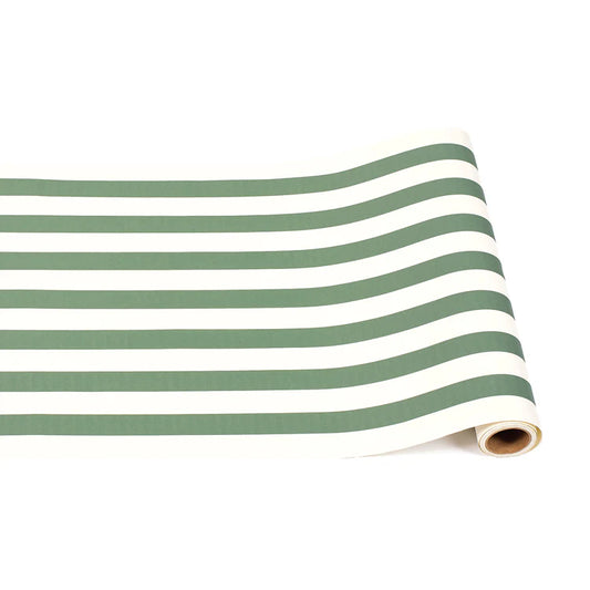 Dark Green Classic Stripe Runner 20" x  25'