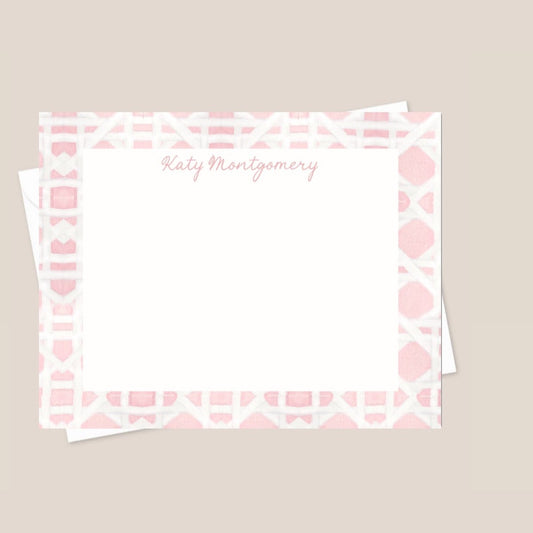 Katy Montgomery Pink Frame Stationery