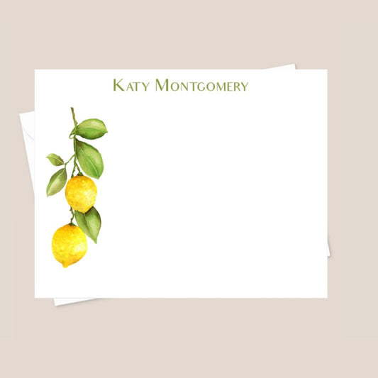 Lemon Vine Stationery