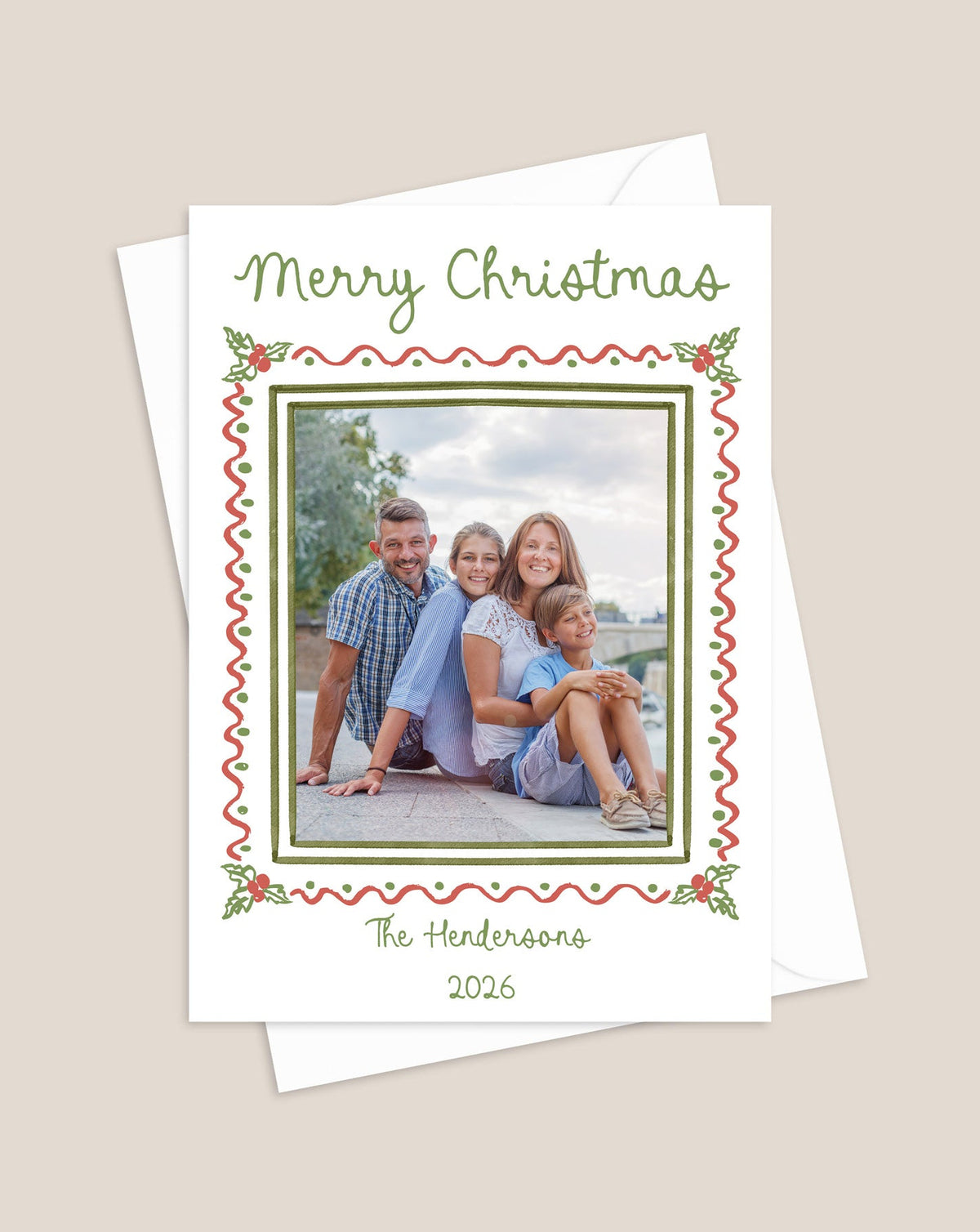 Merry Medley Holiday Photo Card