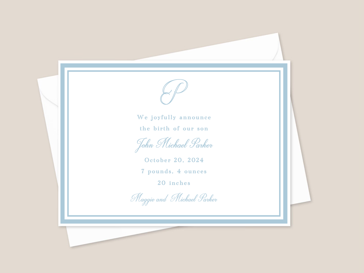 Parker Birth Announcement
