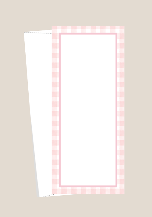 Pink Picnic Tall Stationery