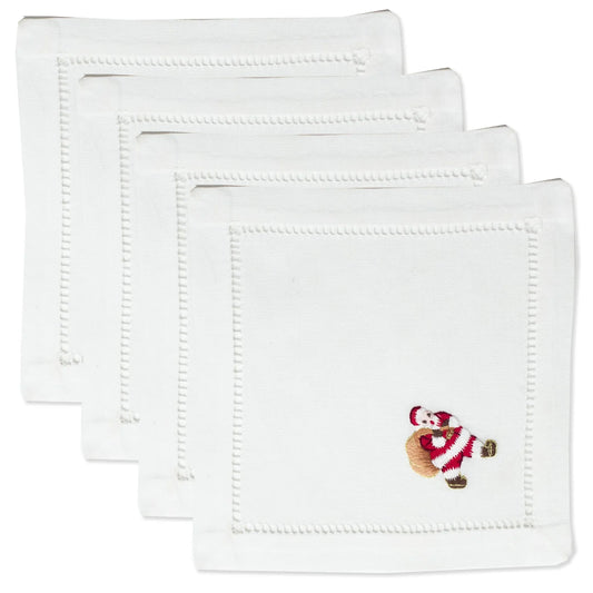 Santa Cocktail Napkin Set