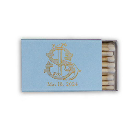 Monogram and Date Custom Matches