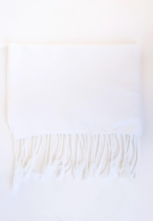 Solid White Guest Towel