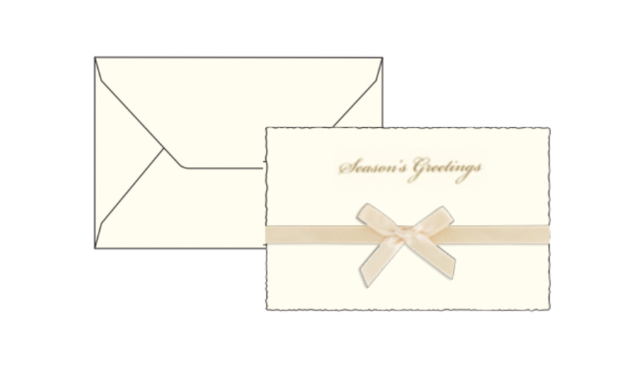 Handcrafted Seasons Greeting Holiday Stationary