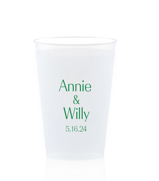 Name & Date Wedding Cup