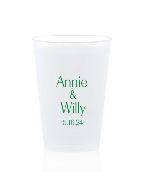 Name & Date Wedding Cup