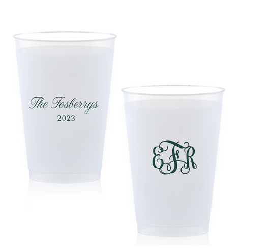 Fancy Initials Custom Cup