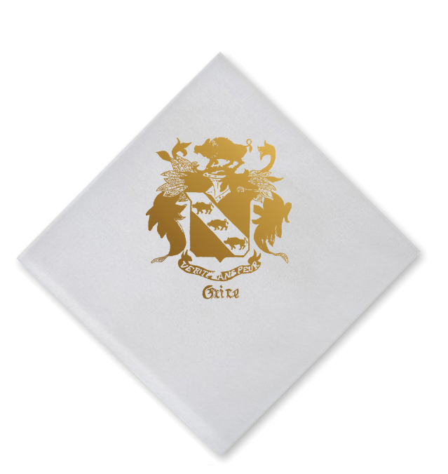 Custom Crest Napkins