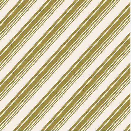 Gold Peppermint Stripe Cocktail Napkin