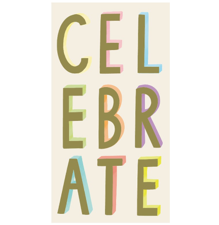 Celebrate Guest Napkin - pack of 16