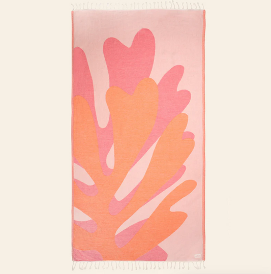 La Soleil Saint Tropez Rose & Orange Beach Towel