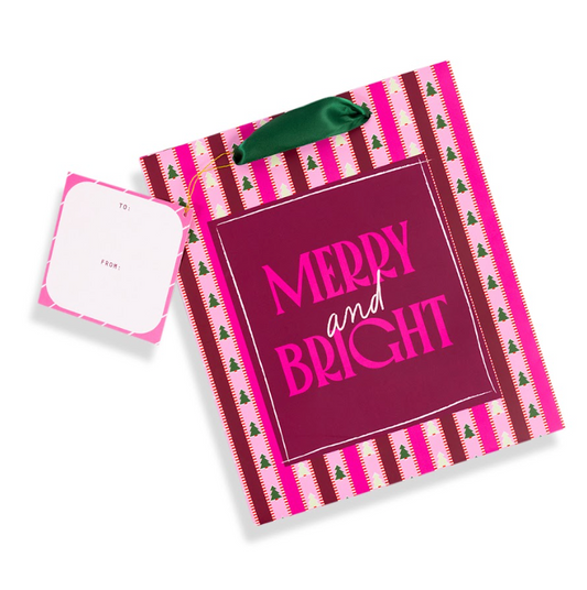 Medium Gift Bag - Merry & Bright