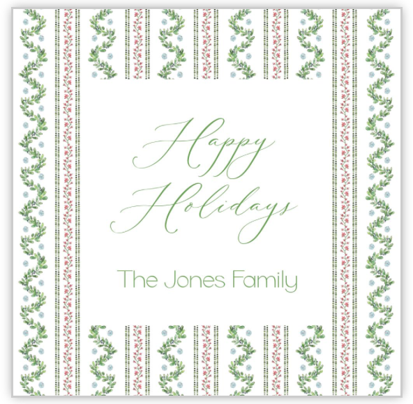 Garland Christmas Stickers