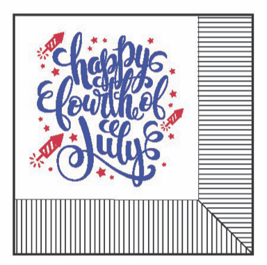 Happy Fourth of July Napkins