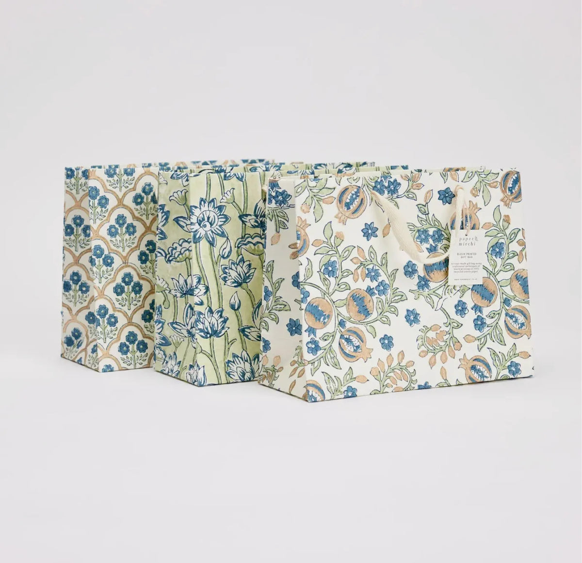 Indigo Gift Bags - Medium