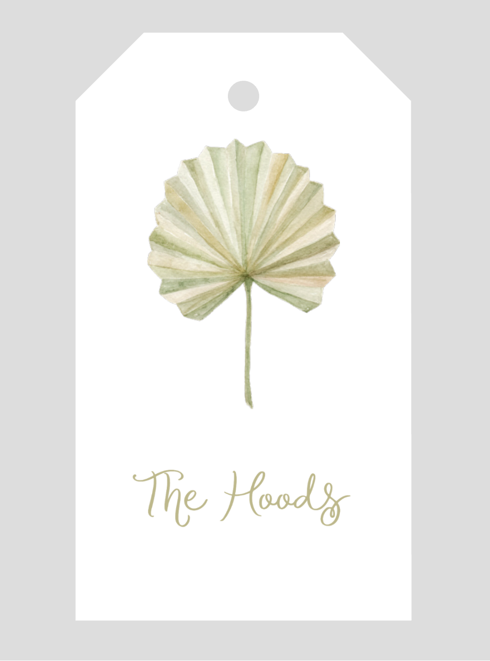 Palm Gift Tag