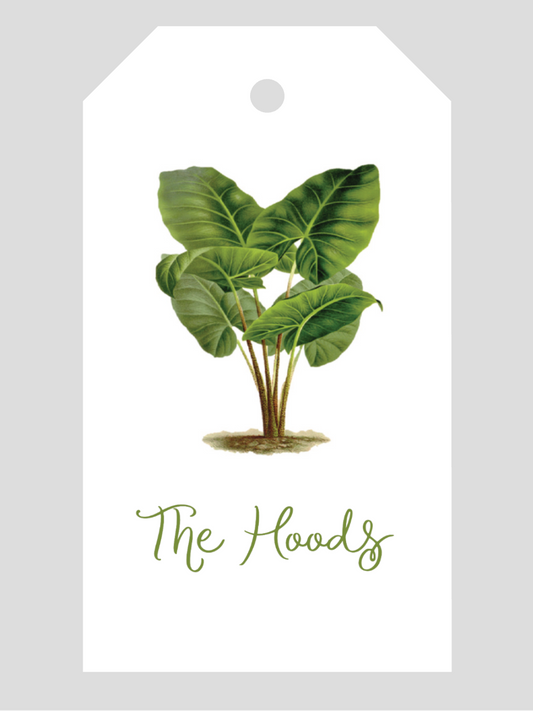 Lush Leaf Gift Tag