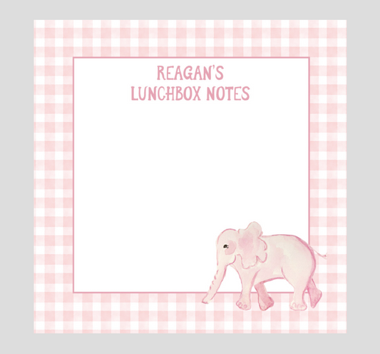 Elephant Lunchbox Notes