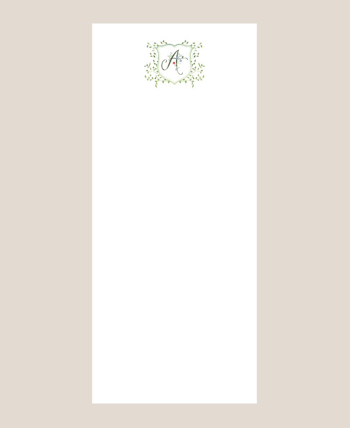 Letter Garden Party Notepad