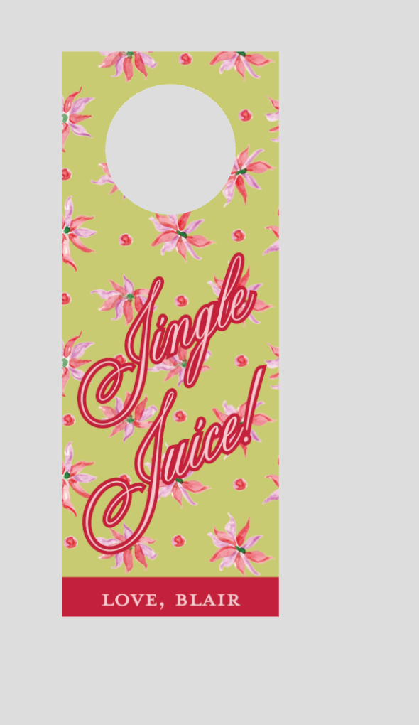 Jingle Juice Bottle Tags