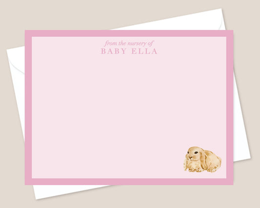 Sleepy Snuggles Baby Stationery