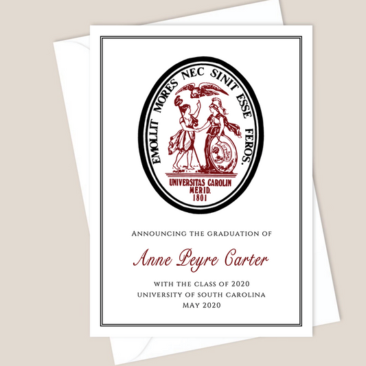 USC Graduation Announcement