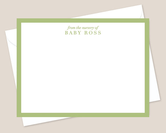 Sweet Pea Baby Stationery