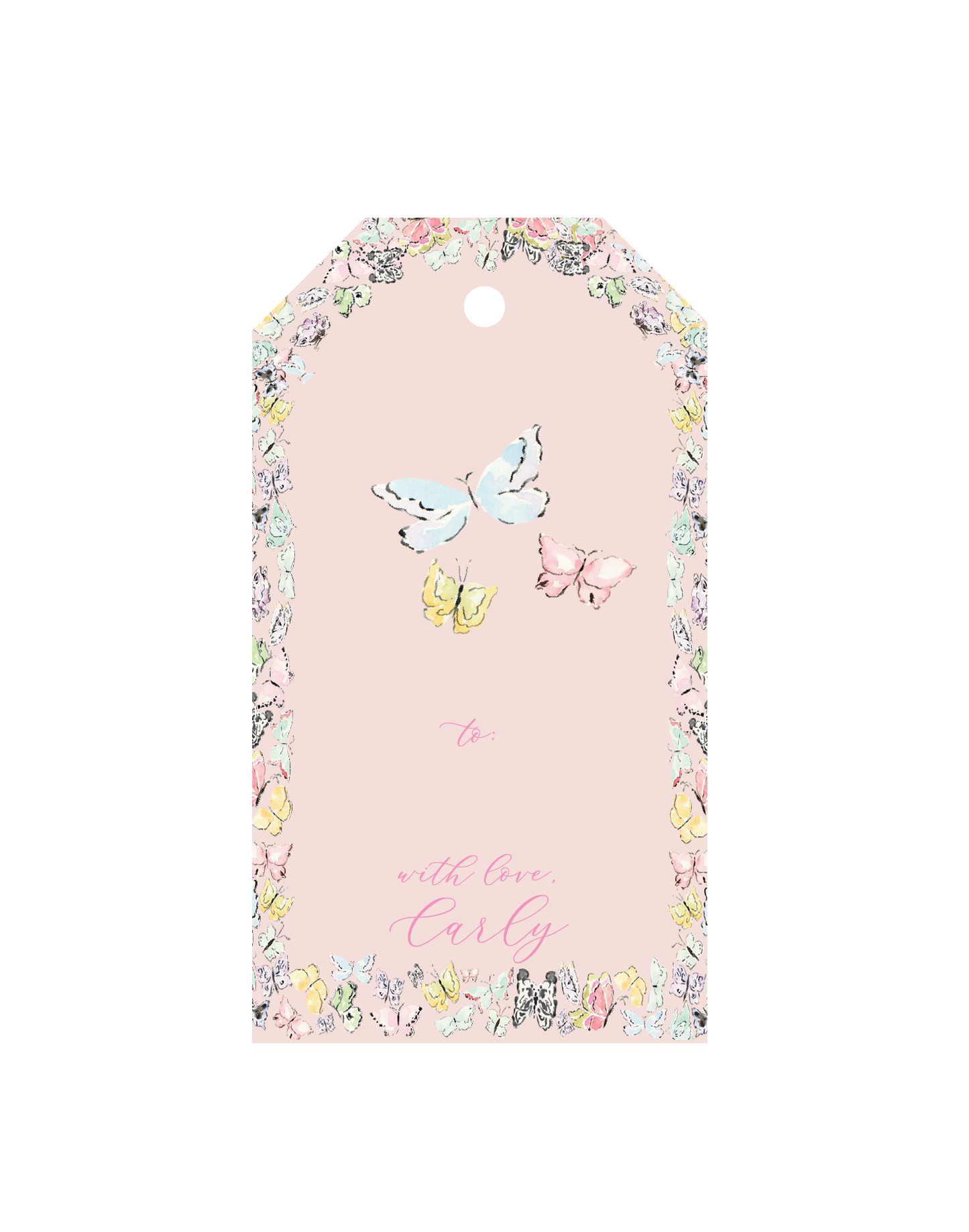 Carly Butterfly Tags
