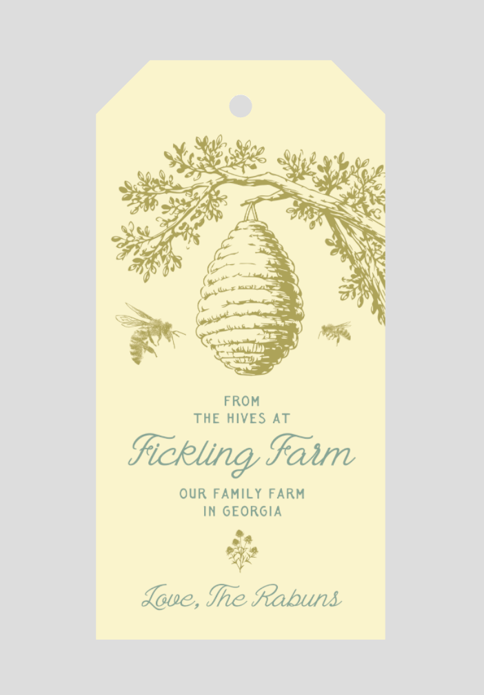 Honey Bee Gift Tag