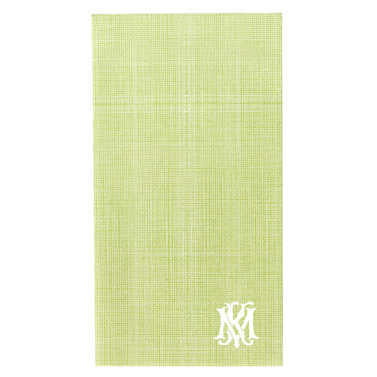 Custom Lime Spritz Towels