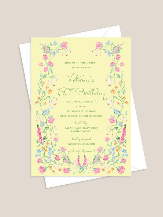Par-Tee Time Birthday Invitation