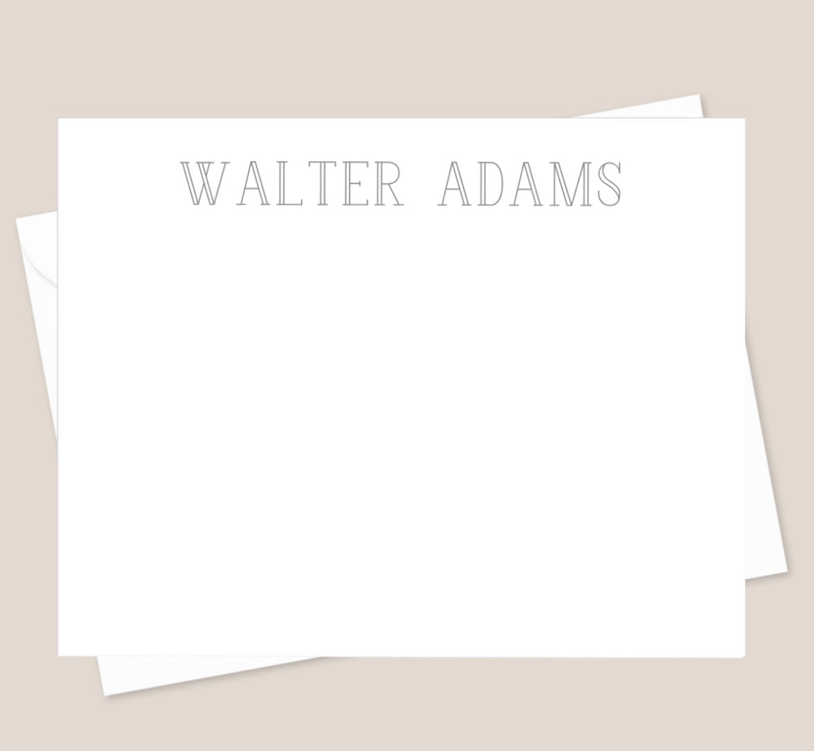 Walter Adams Stationery