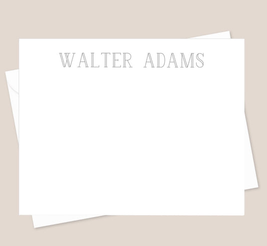 Walter Adams Stationery