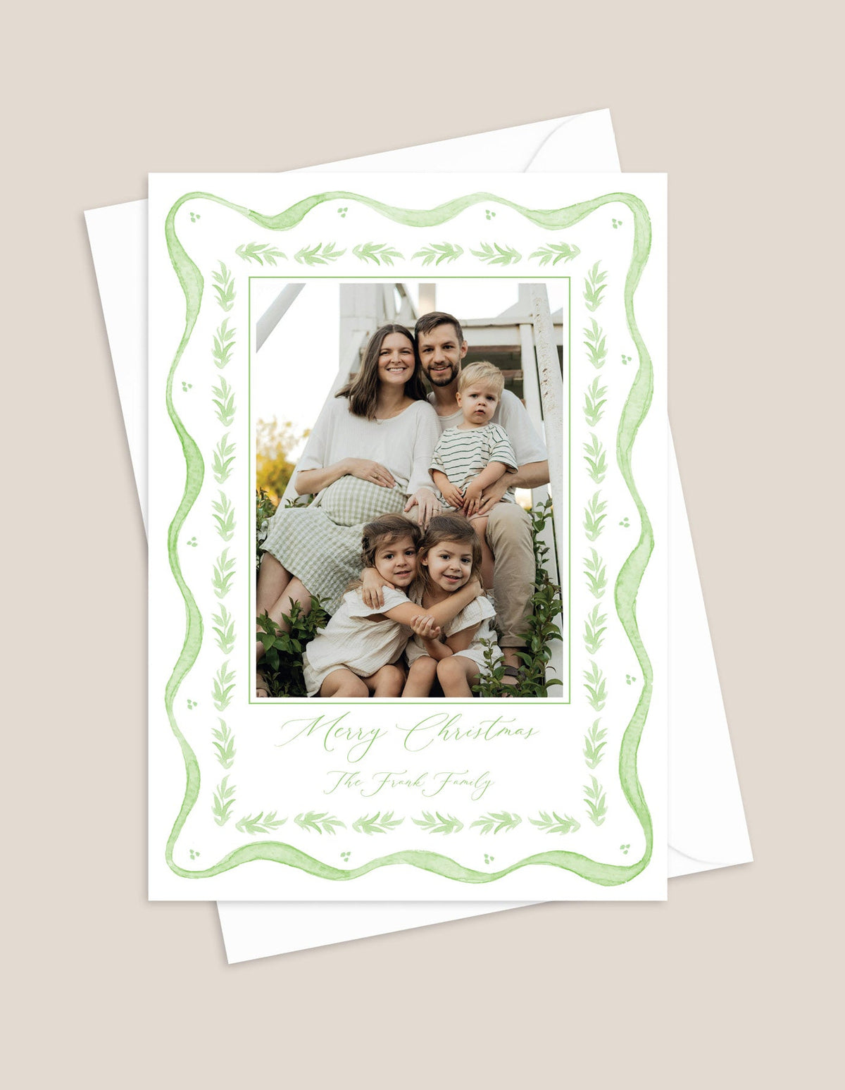 Winter Whimsy Frame Holiday Photo Card
