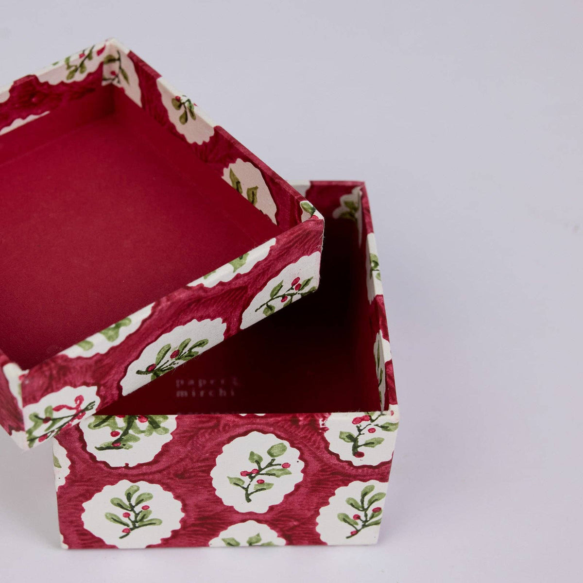 Block Printed Gift Boxes - Christmas Play