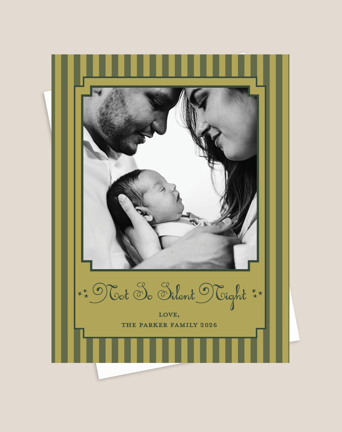 Green Goddess Christmas Card