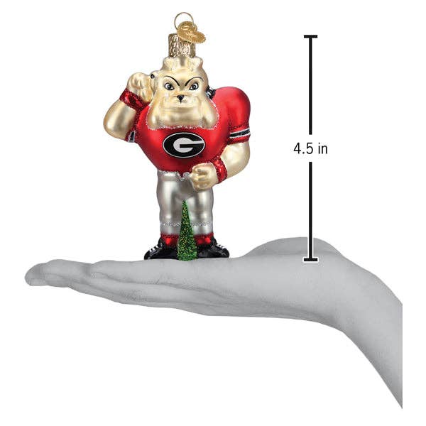 Old World Christmas - Georgia Hairy Dawg Ornament