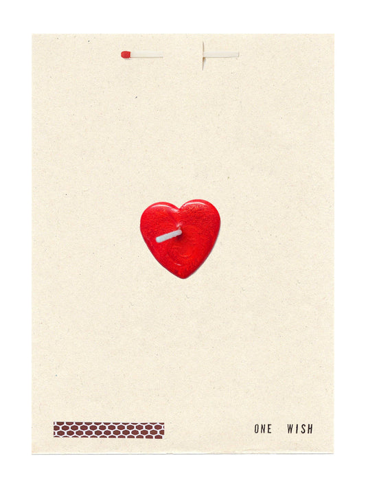 Wish Cards - Red Heart