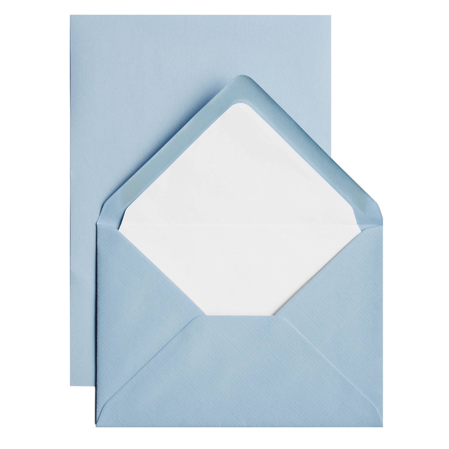 Classic Laid Plain Edge Sheet Correspondence Silver Box