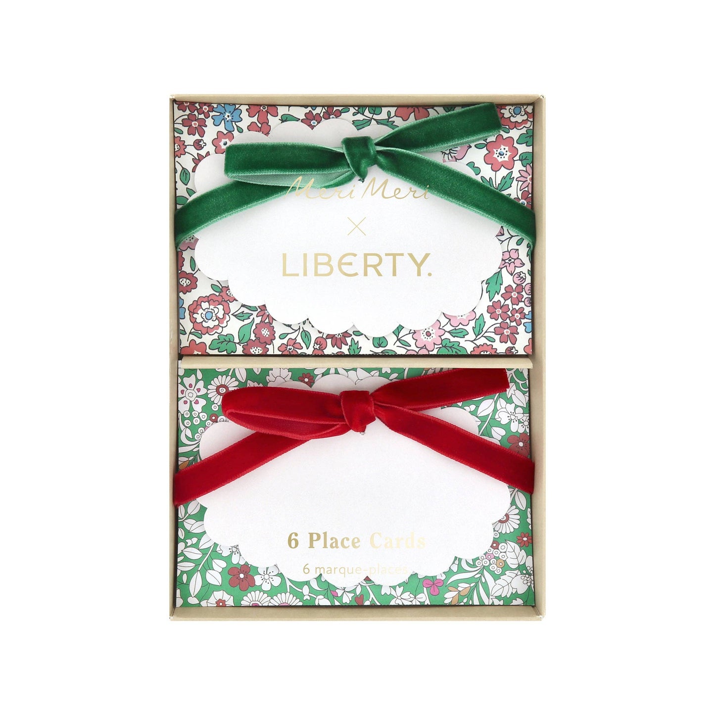Meri Meri x Liberty Winter Place Cards
