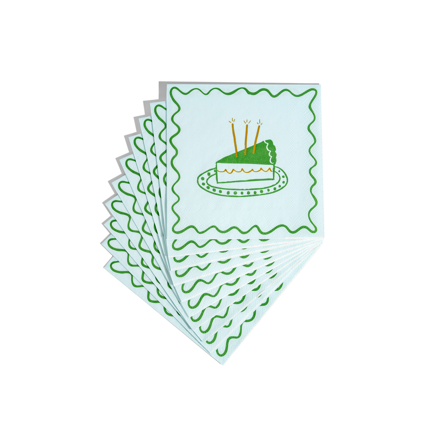 Emergency Confetti - Blue Birthday Cocktail Napkins